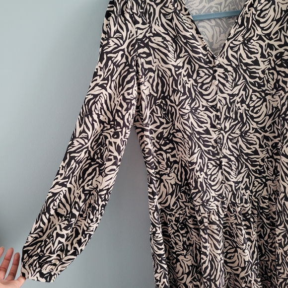 Vanessa Zani Zebra Print Dress in Size Small - Picture 3 of 6
